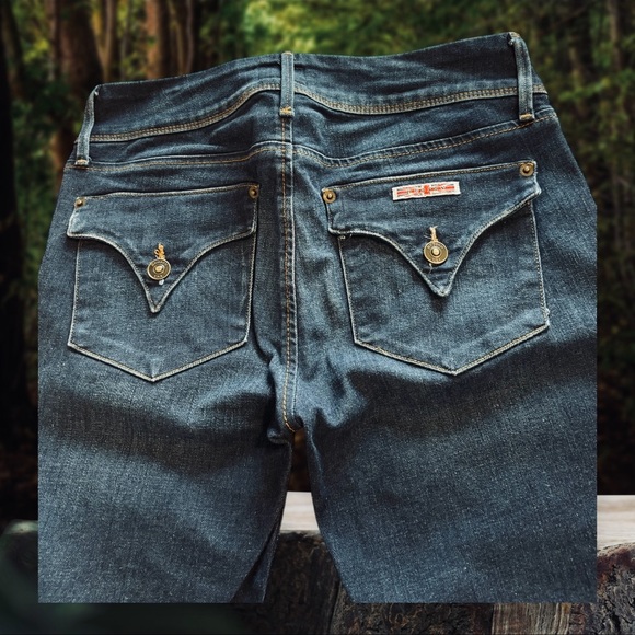 NEW Hudson Jeans Dark Blue Collin Skinny Jeans size 27 - Picture 8 of 11